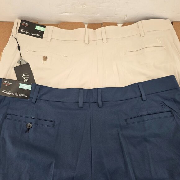 Walter Hagen Perfect 11 Golf Pants Men’s Navy  Khaki Black 3 of  44 x 32 - Picture 5 of 16